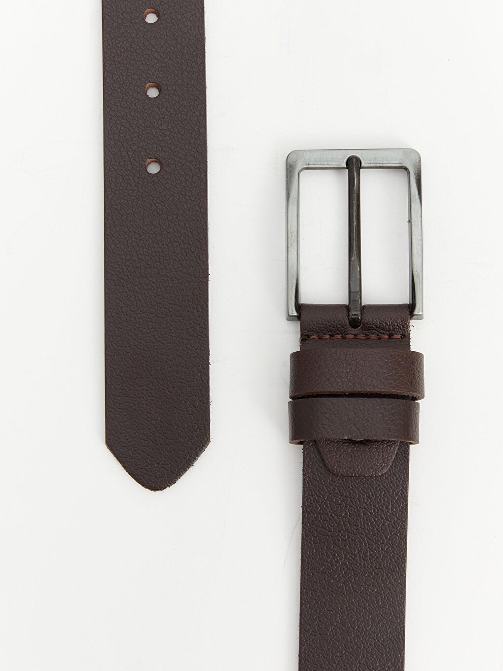 %100 Deri Kahverengi Erkek Kemeri BUK11-2