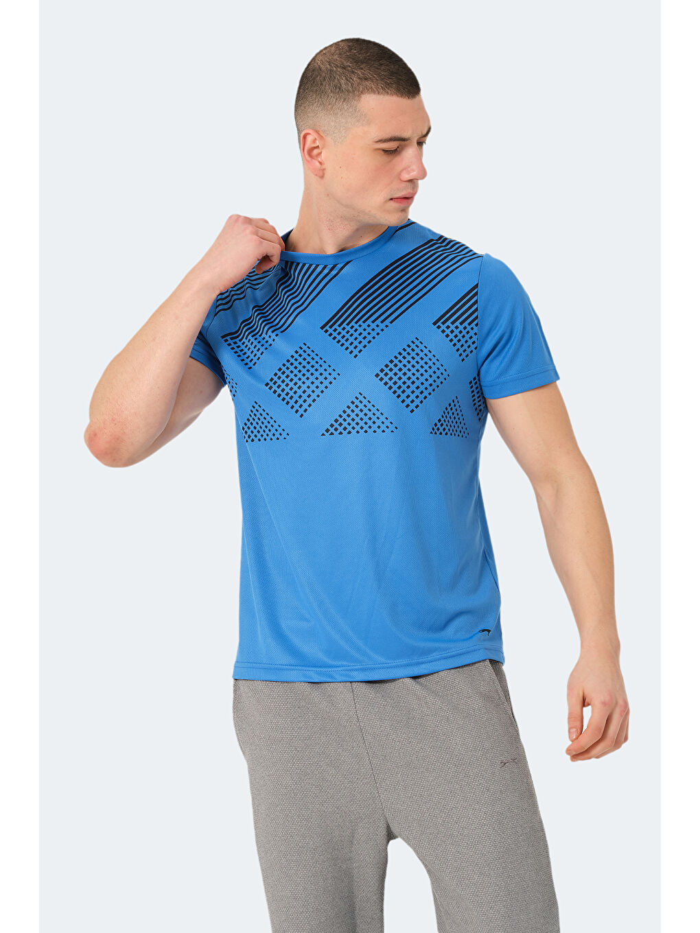 Erkek Tişört Mavi-2