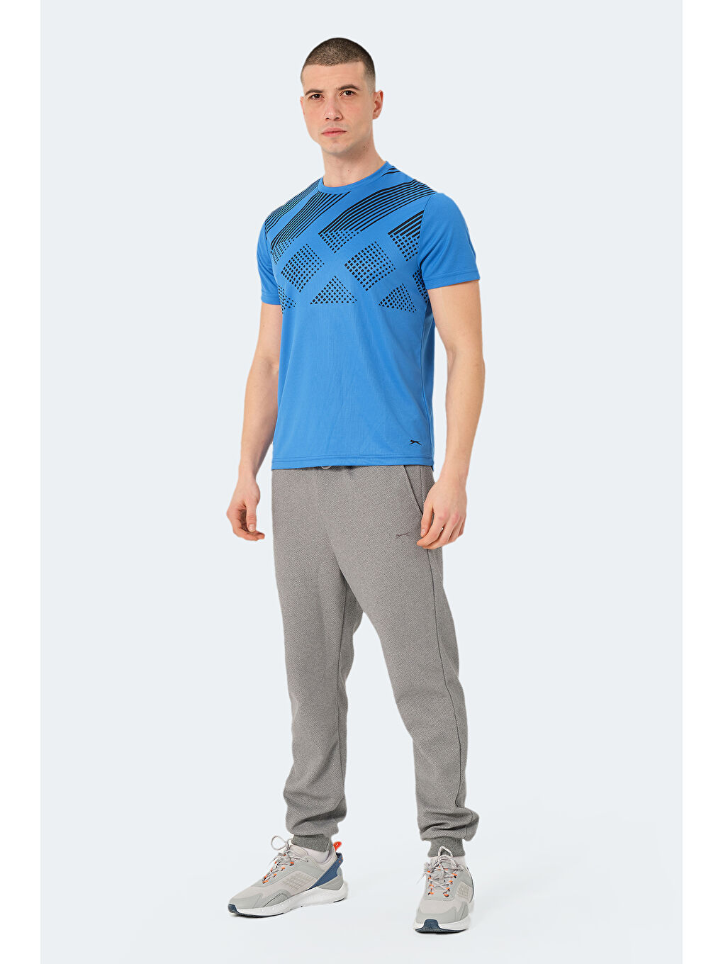 Erkek Tişört Mavi-6