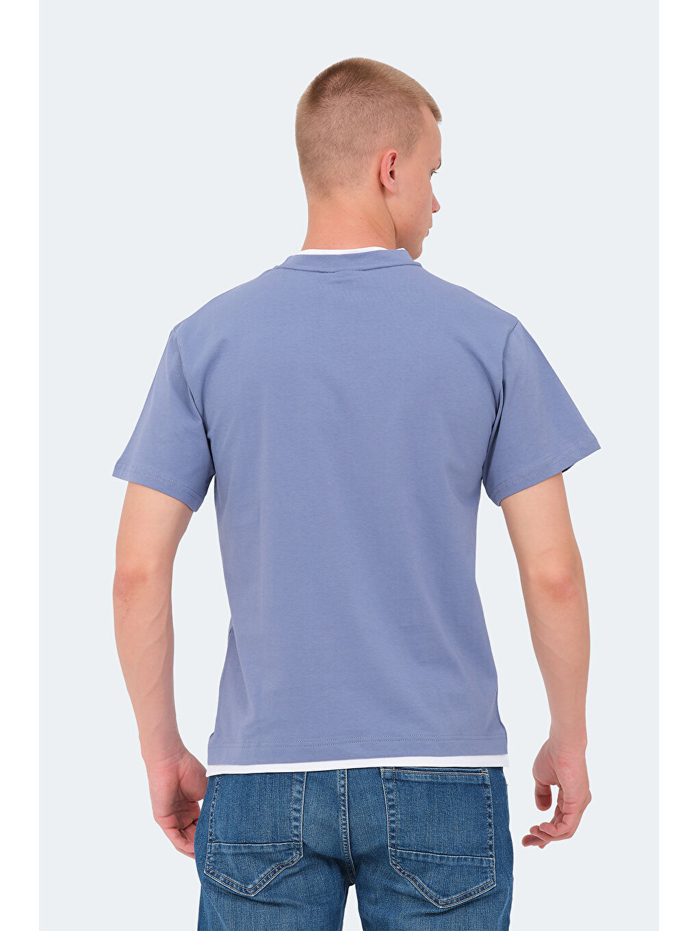VRENI Erkek Tişört Mavi-1