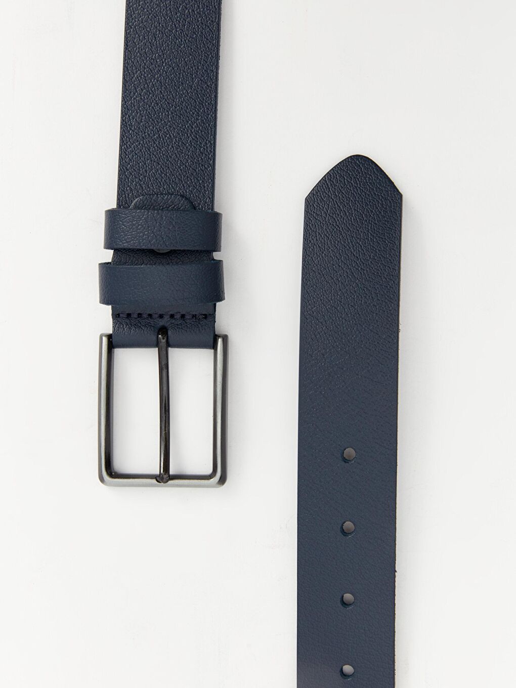 %100 Deri Lacivert Erkek Kemeri BUK09-2