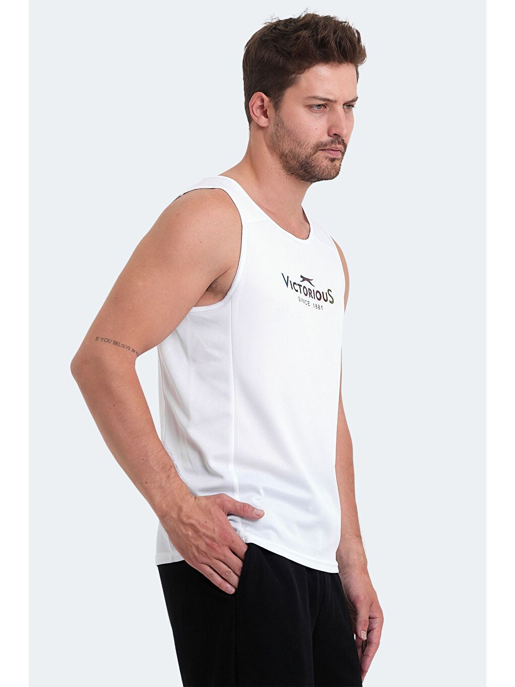 VASANTA Erkek Tişört Beyaz-5