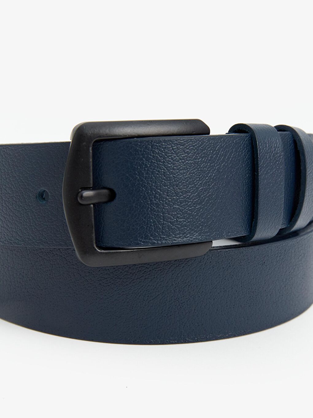 %100 Deri Lacivert Erkek Kemeri 	 BUK05-1