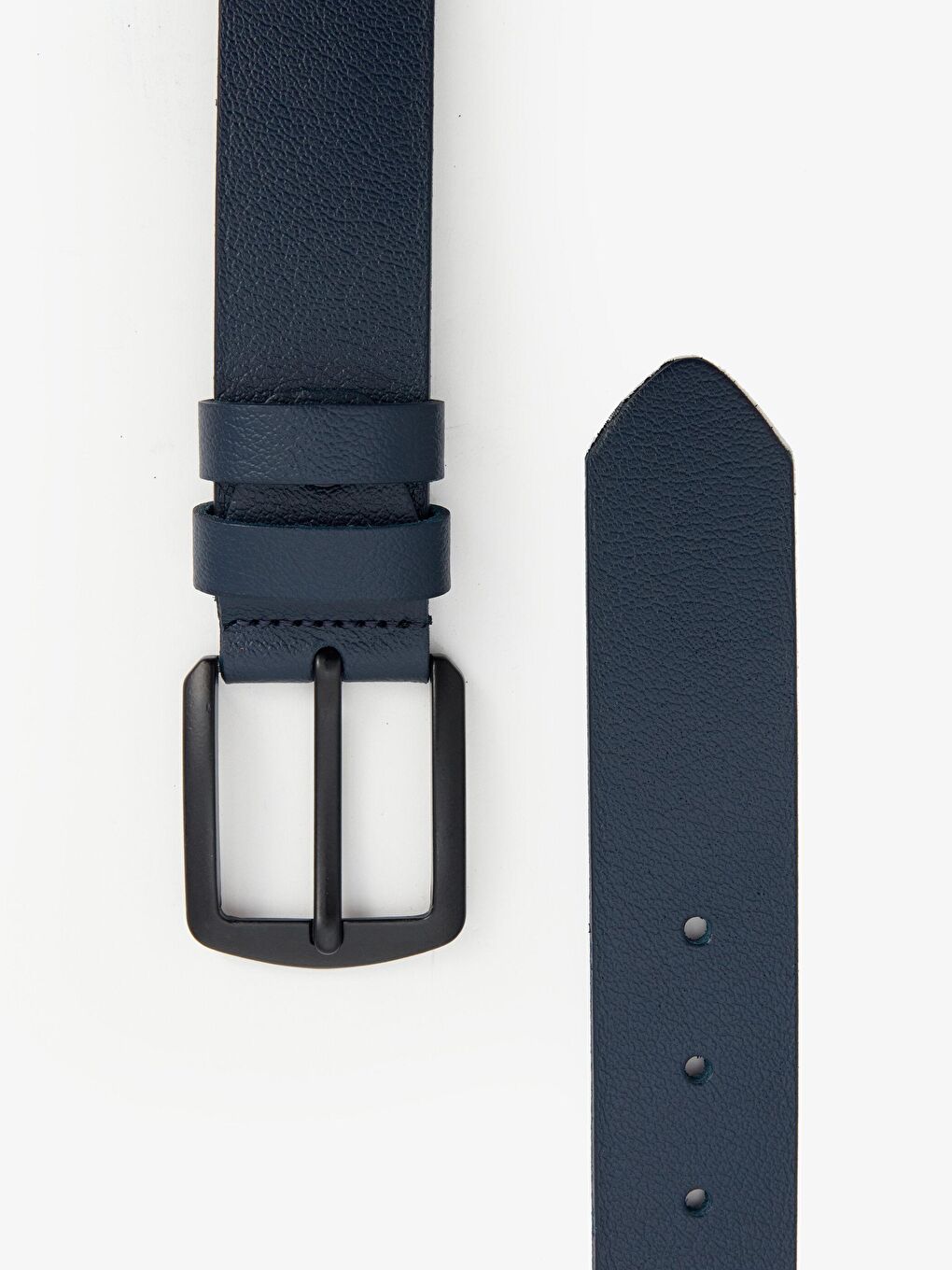 %100 Deri Lacivert Erkek Kemeri 	 BUK05-2