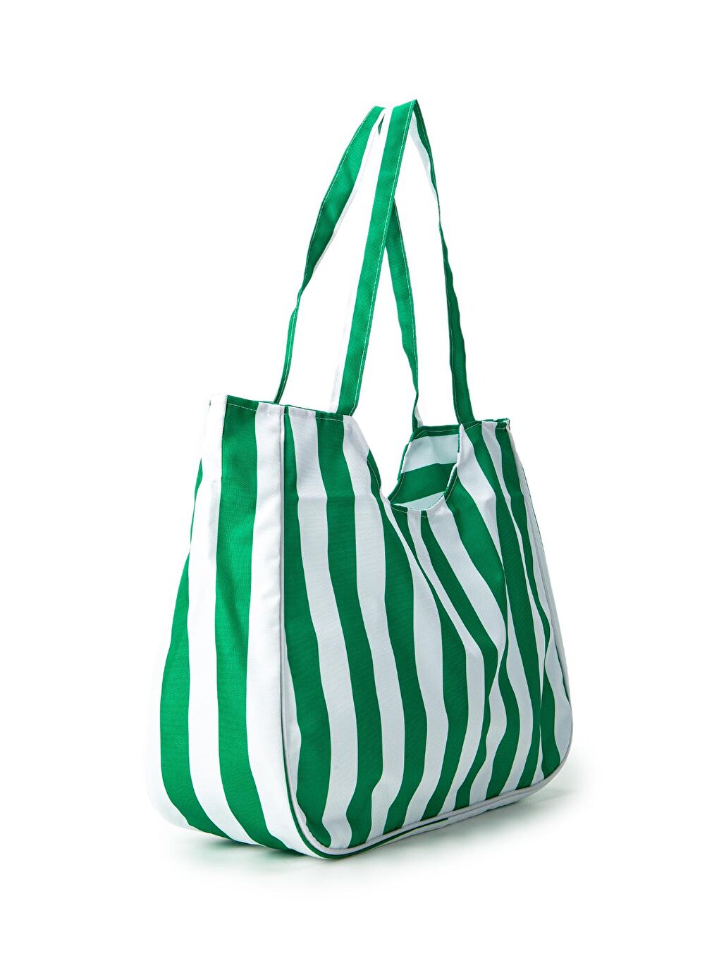 Plaj Çantası Kanvas Kadın Kol Çanta Nerice Yeşil-2
