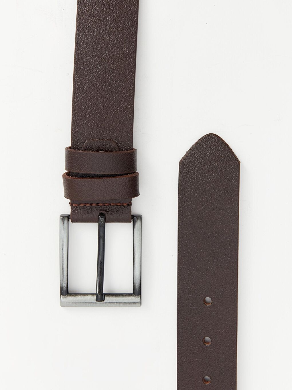 %100 Deri Kahverengi Erkek Kemeri BUK02-2