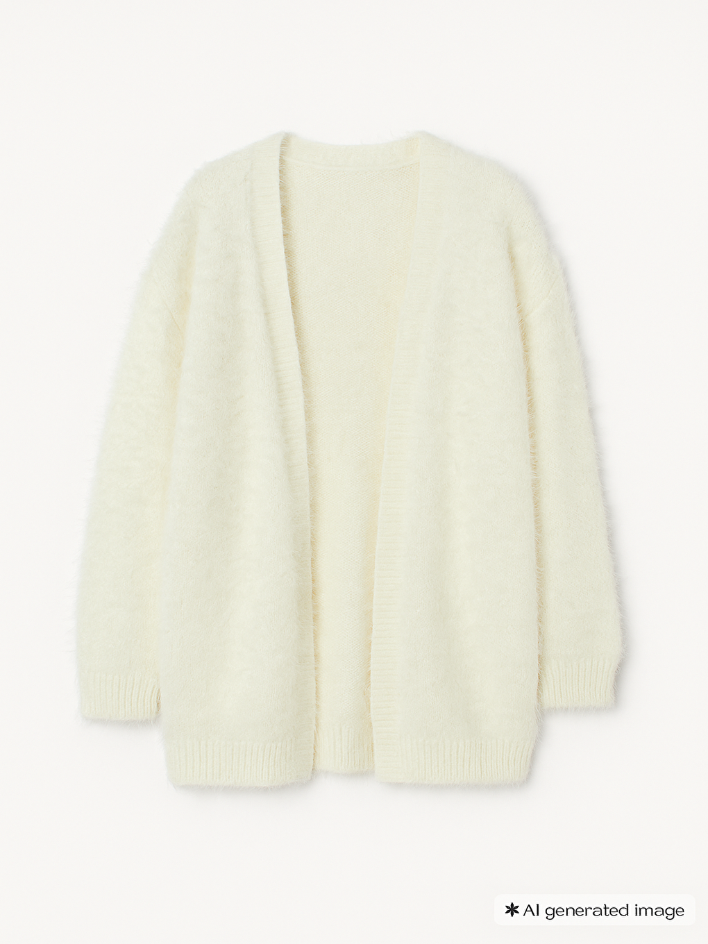 Ekru Sakallı Cepli Kız Çocuk Hırka