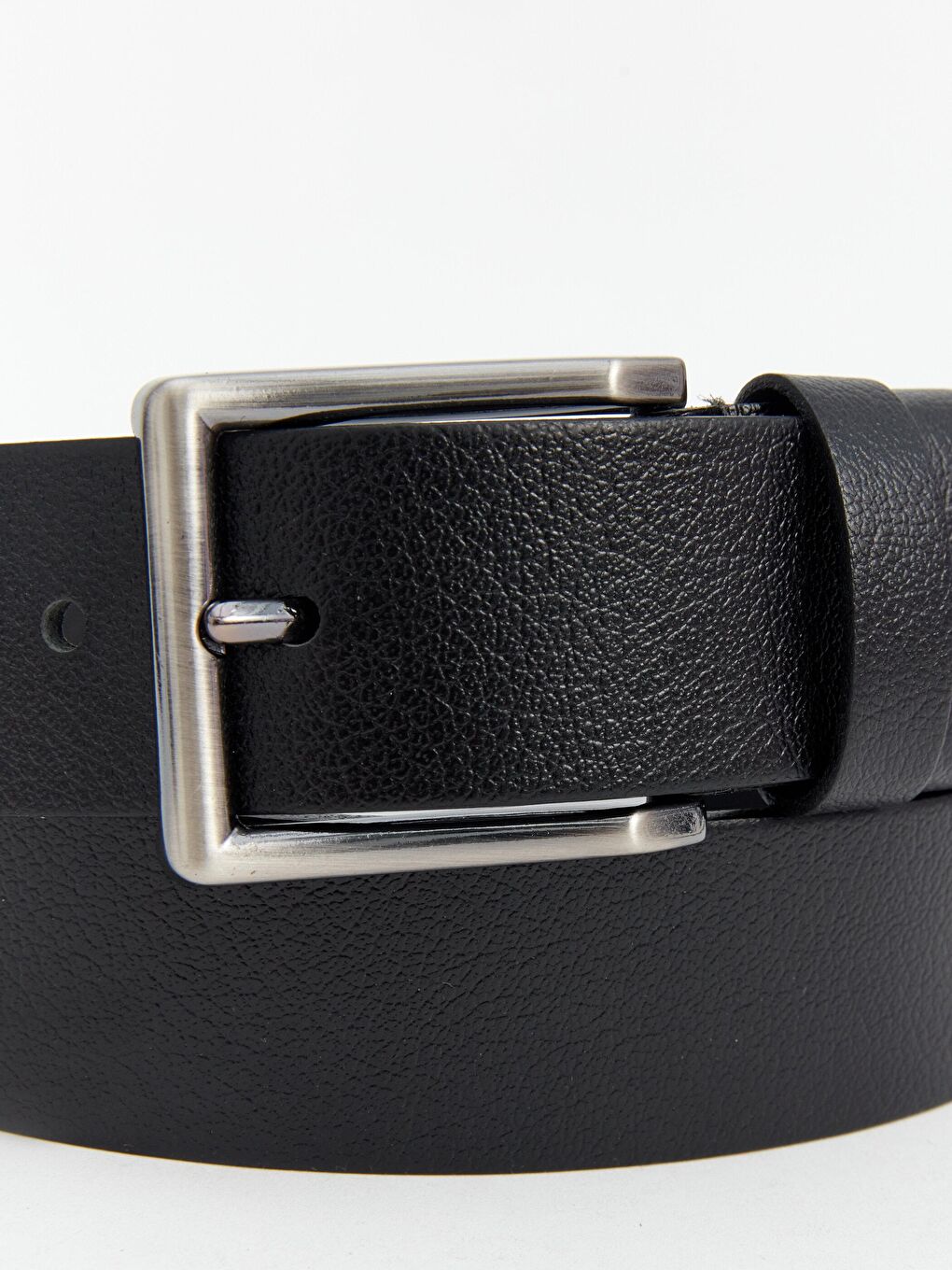 %100 Deri Siyah Erkek Kemeri BUK01-1