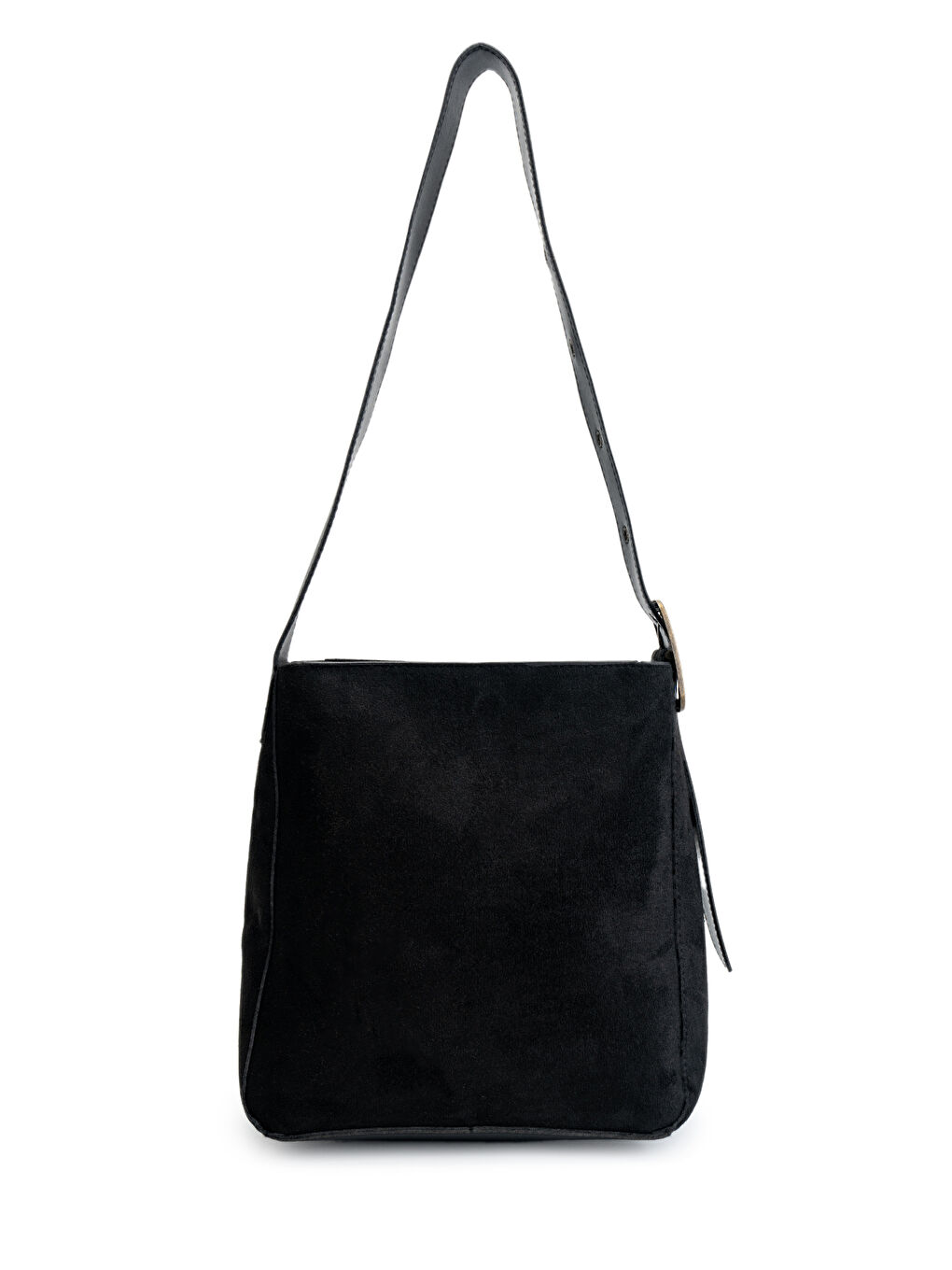 Kemer Detaylı Dante Kadın(Süet) Çapraz Çanta Siyah-2