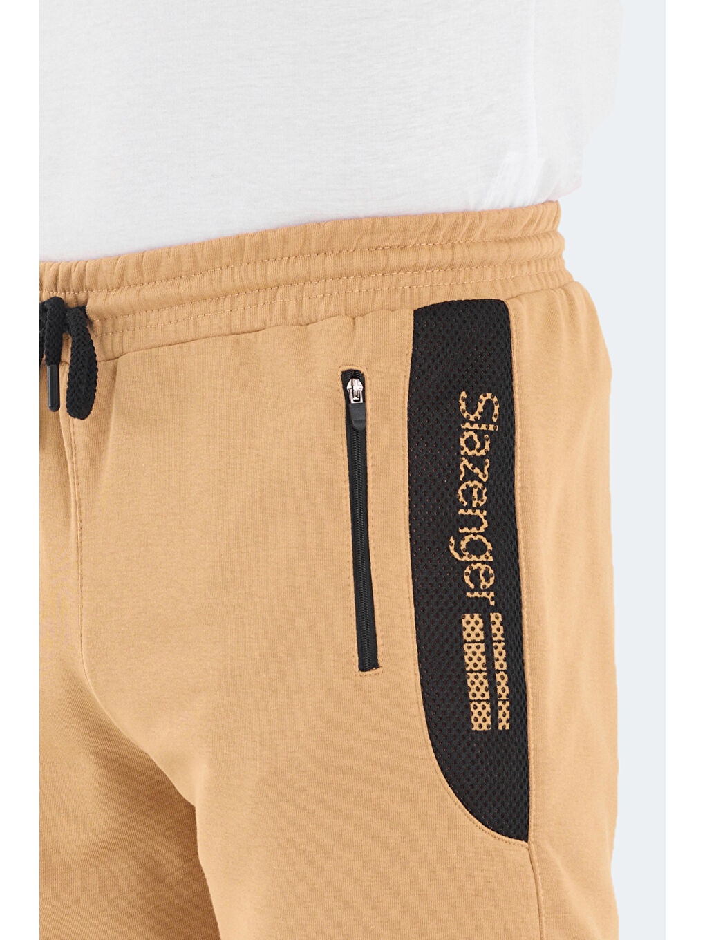 NEACEL Erkek Cepli Kapri Bej Şort-4