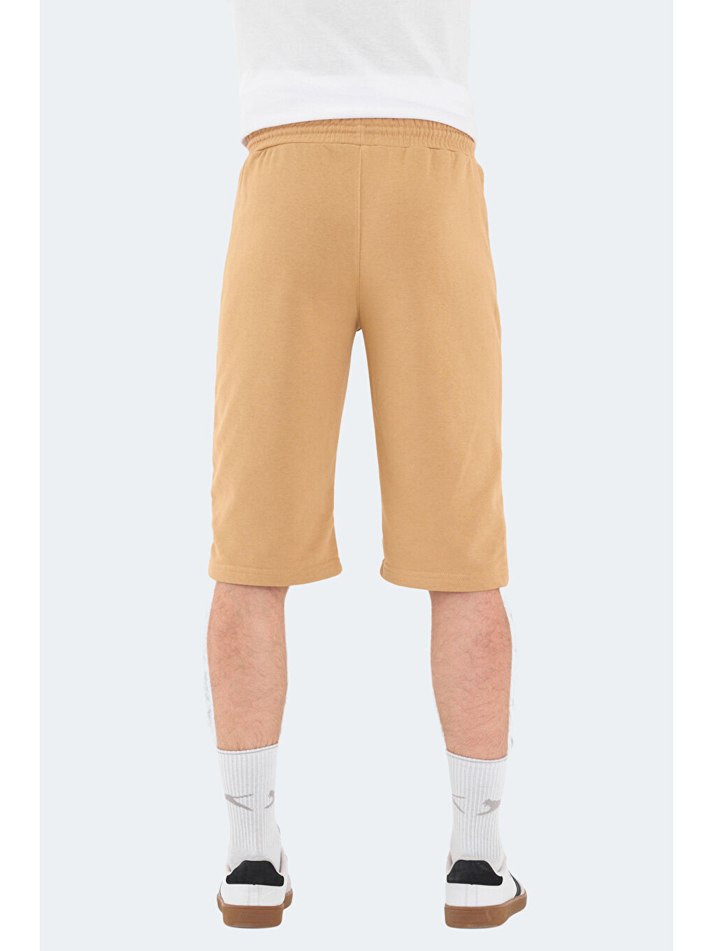 NEACEL Erkek Cepli Kapri Bej Şort-5