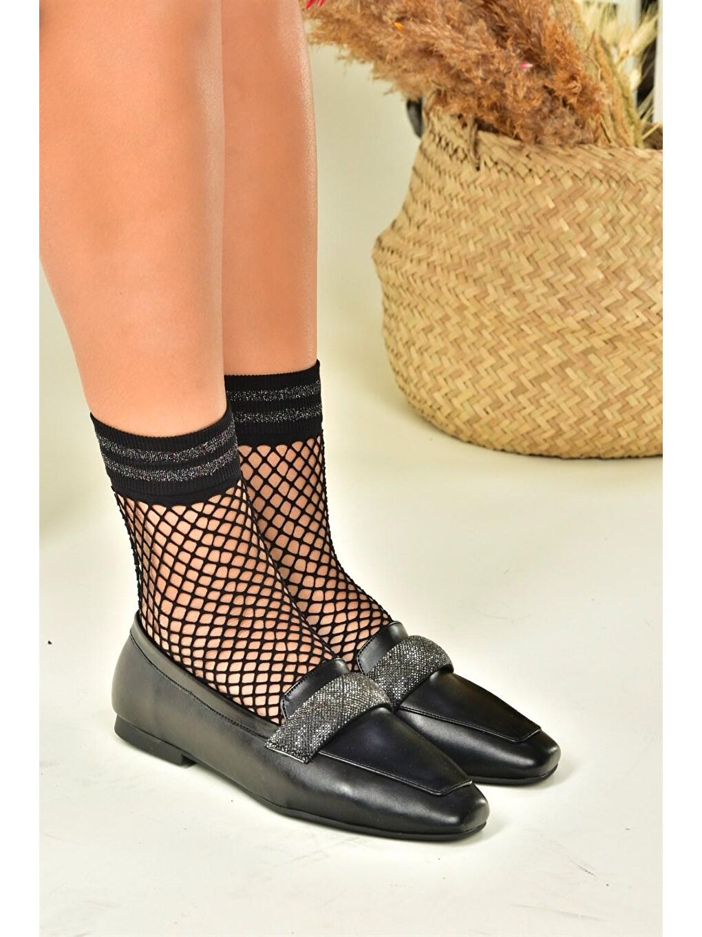 N8201112 Siyah/Platin Günlük Kadın Ayakkabı-1