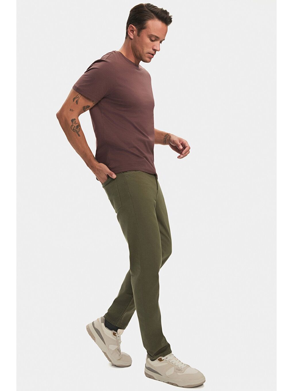 Haki Erkek Pantolon-1