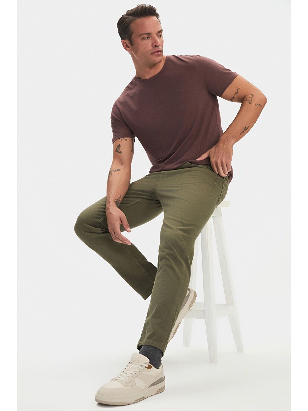 Haki Erkek Pantolon-2