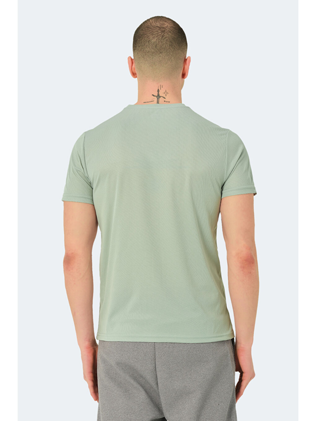 Yeşil Erkek Tişört Nane-1