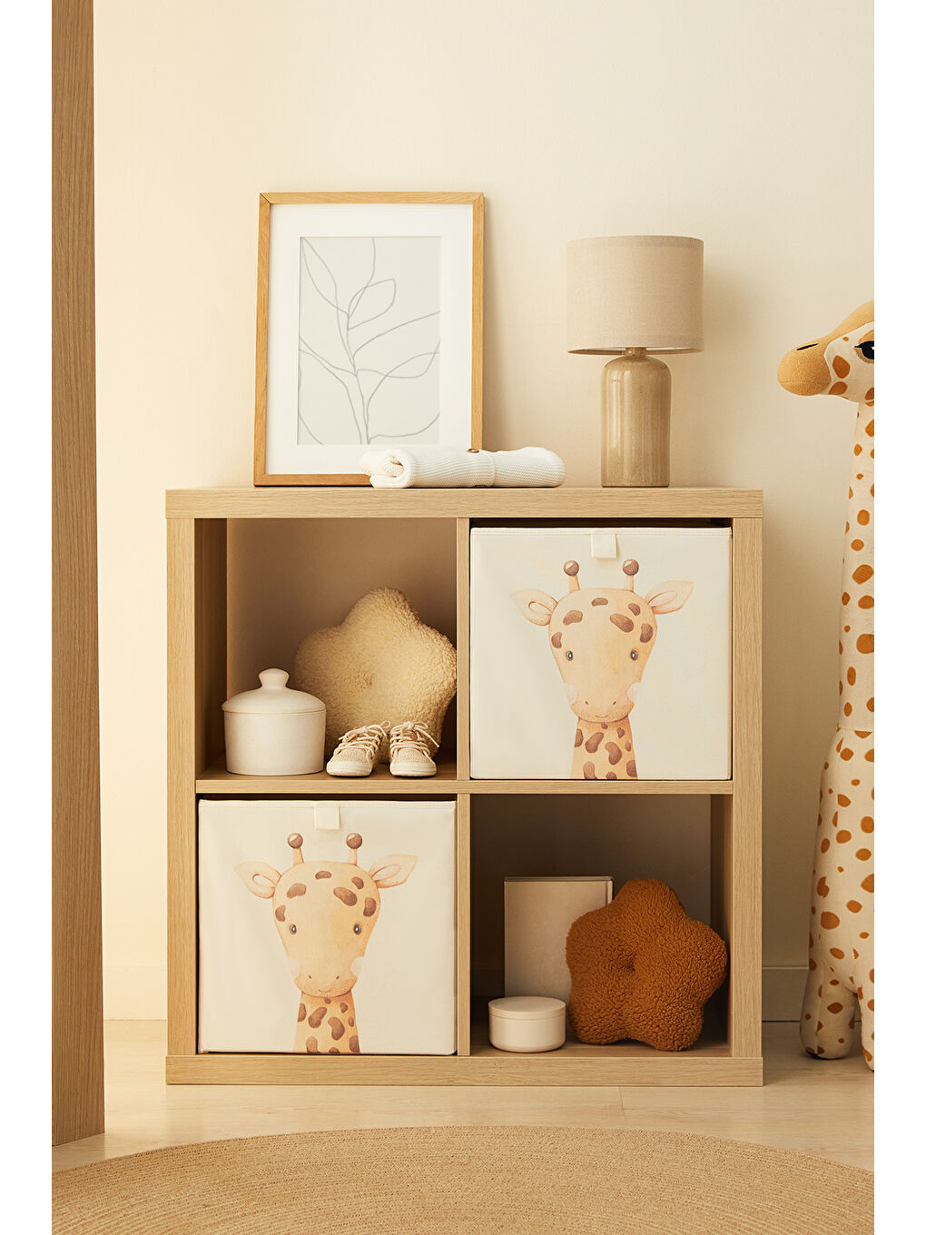Çocuk Odası Sevimli Zürafa Kutu 33 x 30 x 33 cm-2