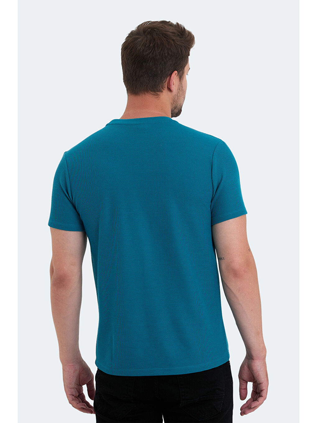 veLveL Erkek Tişört Petrol-1