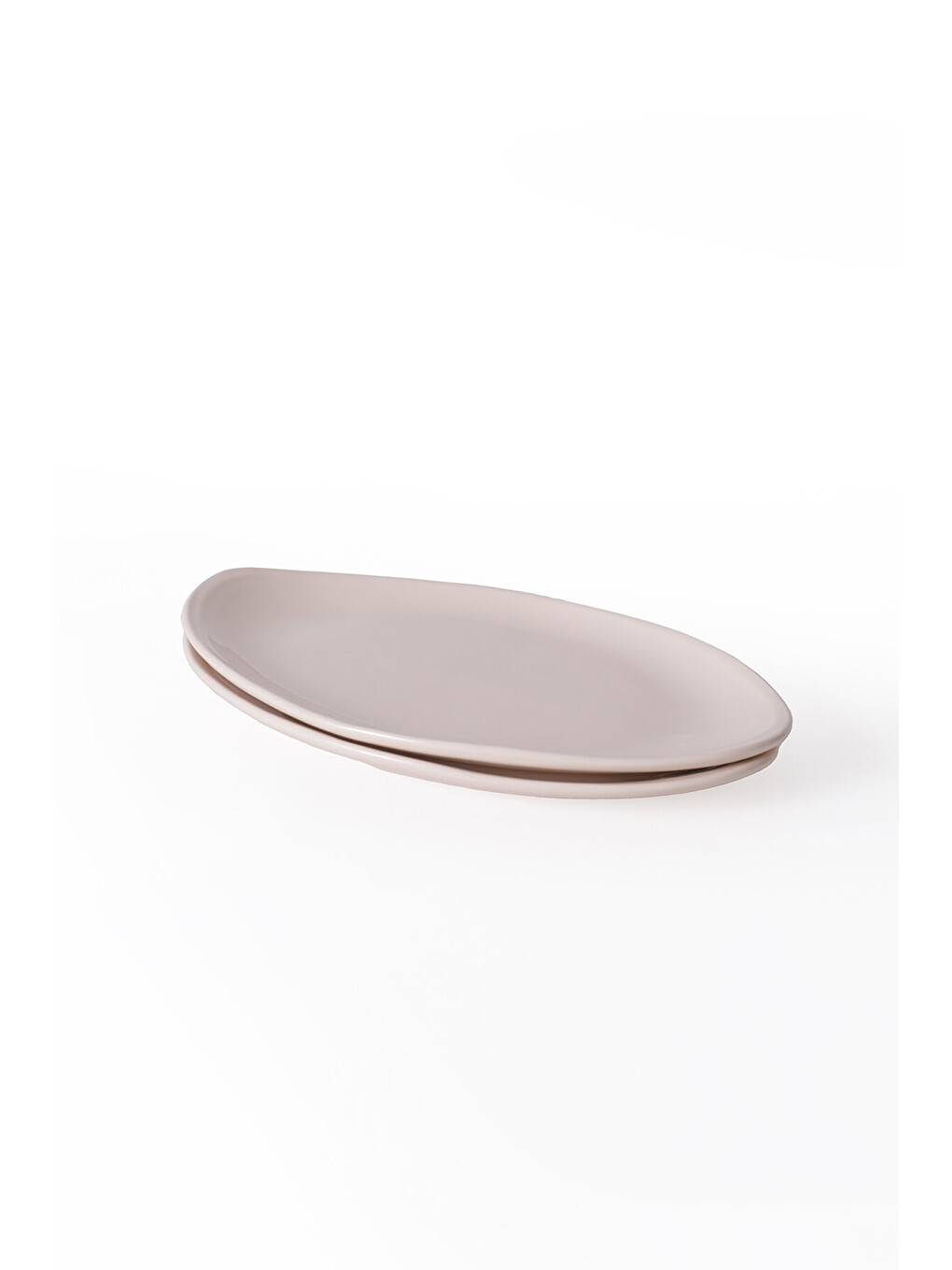 Ekru Krem Bloom Kayık Tabak 31 Cm 2 Adet-4