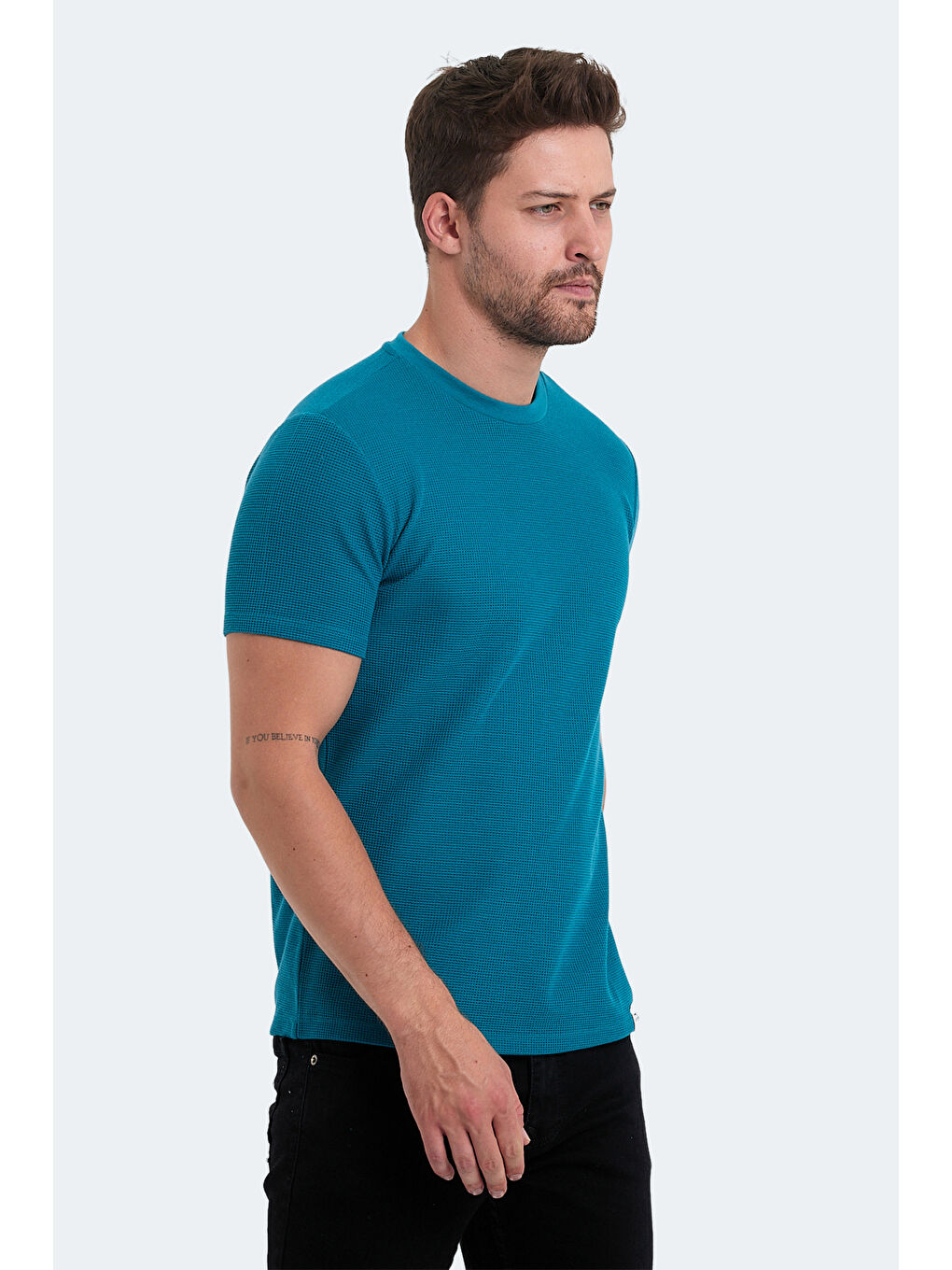 veLveL Erkek Tişört Petrol-2