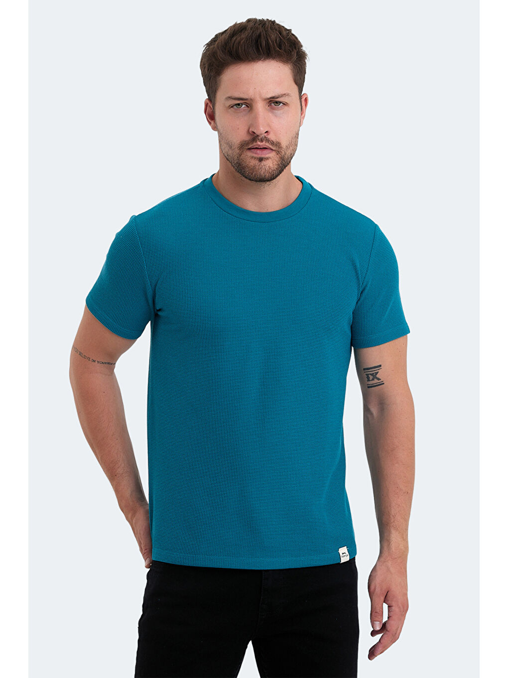 veLveL Erkek Tişört Petrol-5