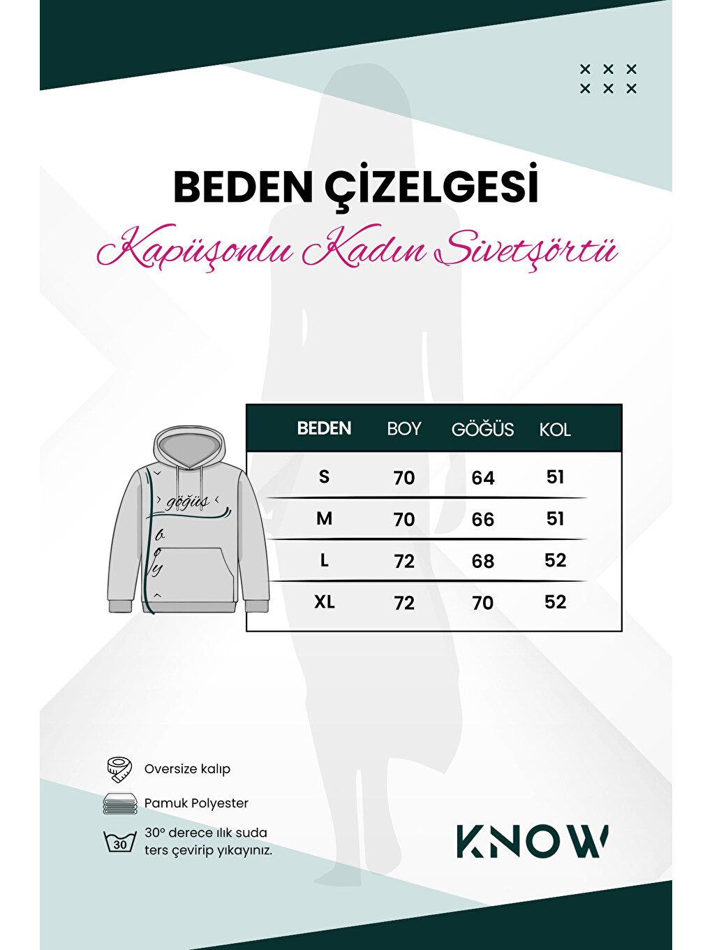 Unisex Hibiscus Baskılı Kapüşonlu Sweatshirt Hoodie Siyah-2