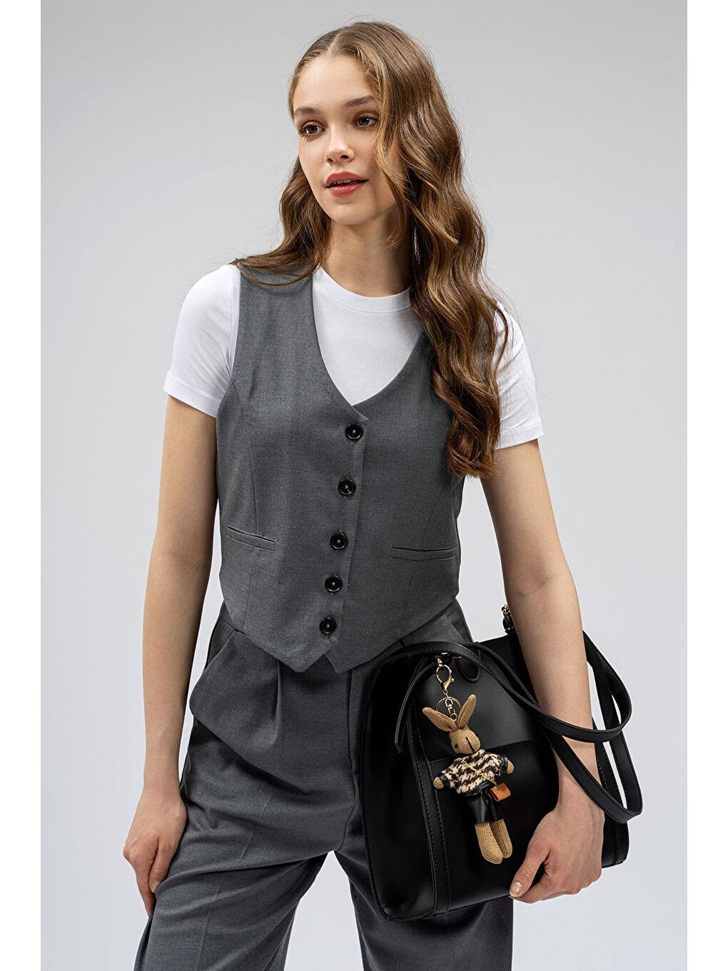 Siyah Kadın El ve Omuz Çantası-7