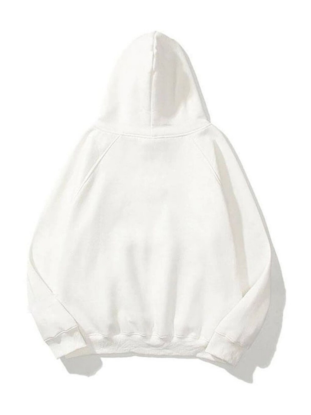 Unisex California Bear Baskılı Kapüşonlu Sweatshirt Hoodie Beyaz-1