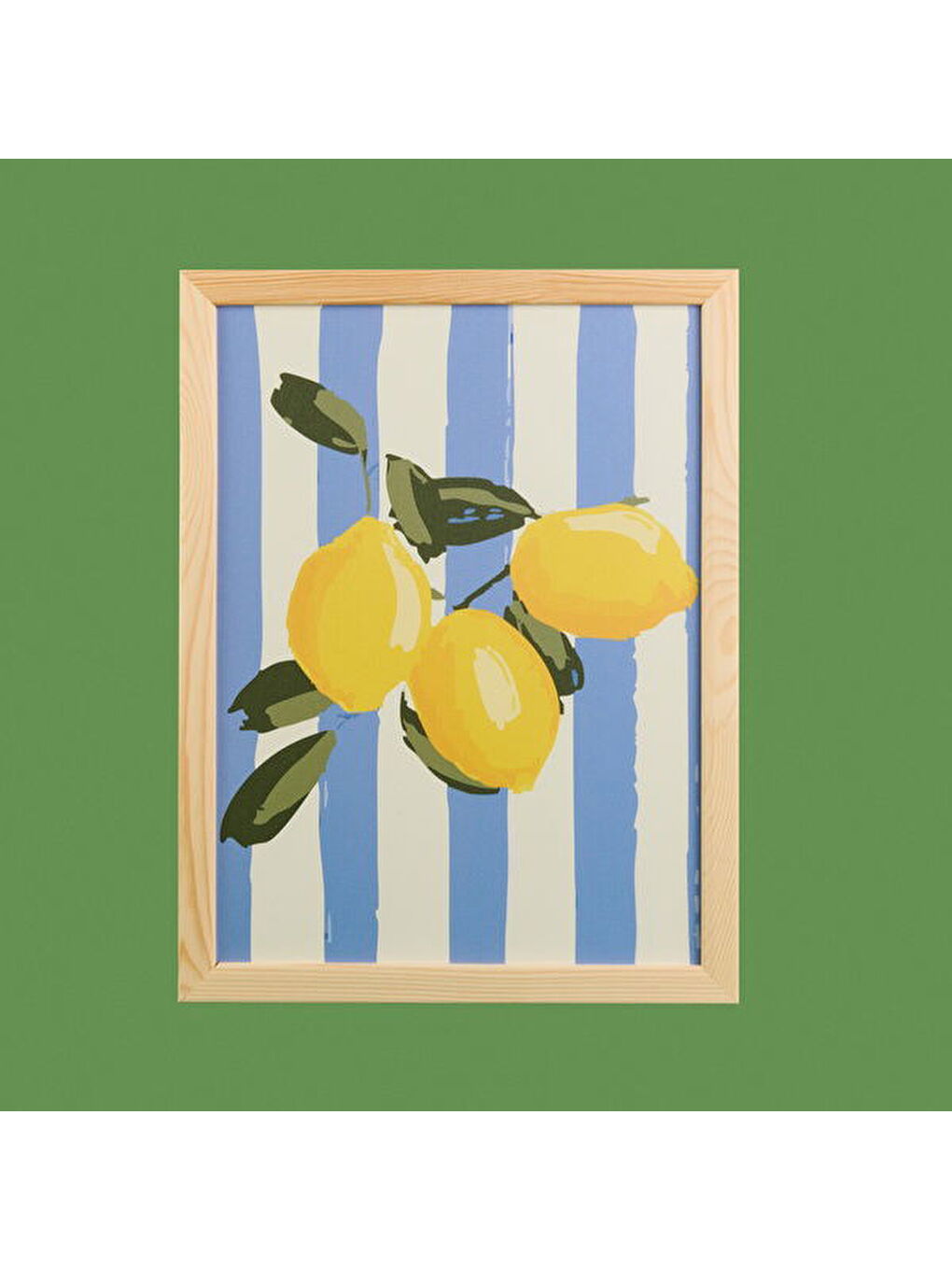 Deco Lime Cello Duvar Panosu - Mavi / Sarı - 30x40 cm-6