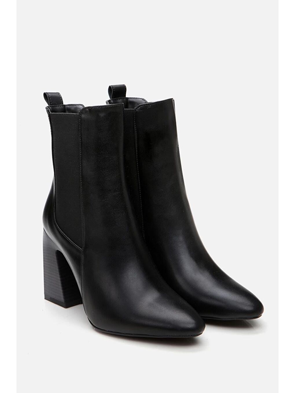 Siyah Kadın Topuklu Bot-1