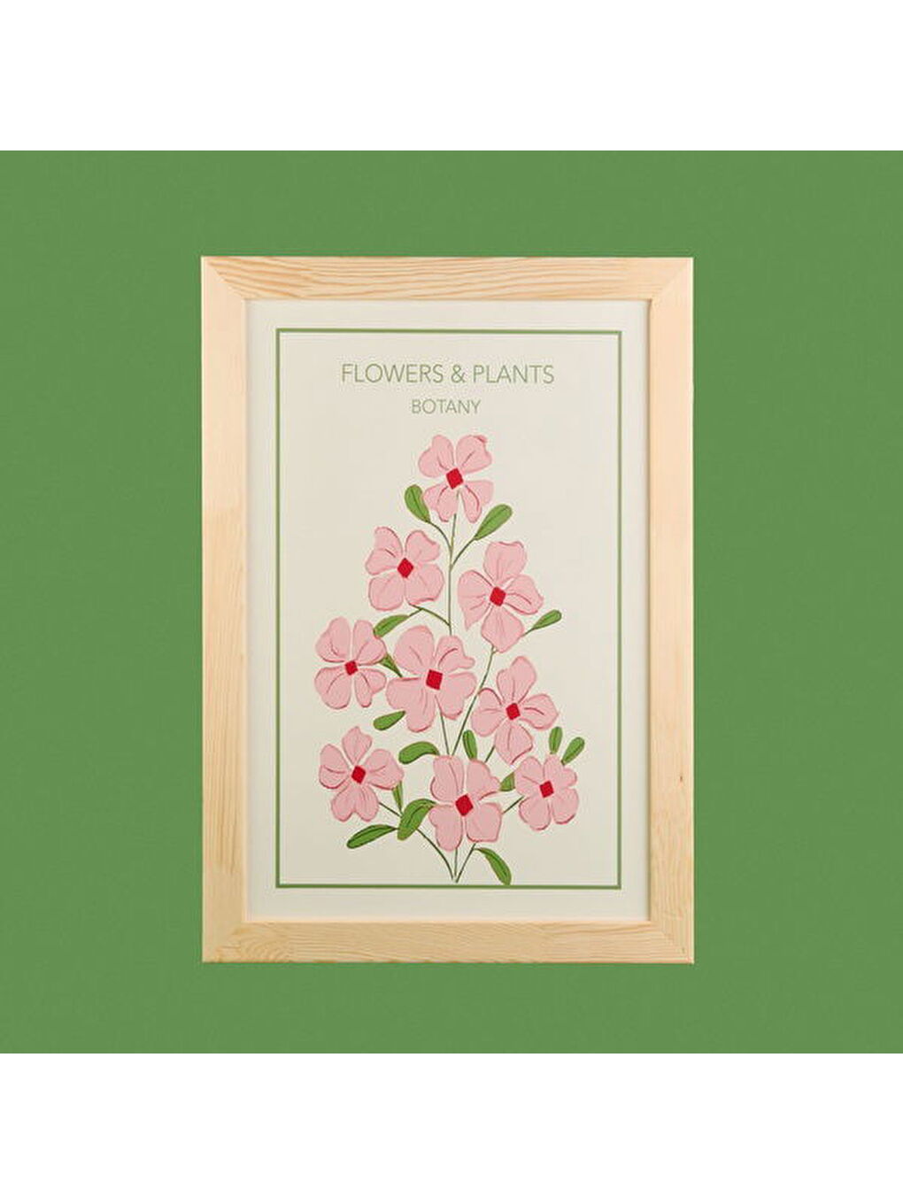 Deco Granny Summer Duvar Panosu - Pembe - 40x60 cm-3