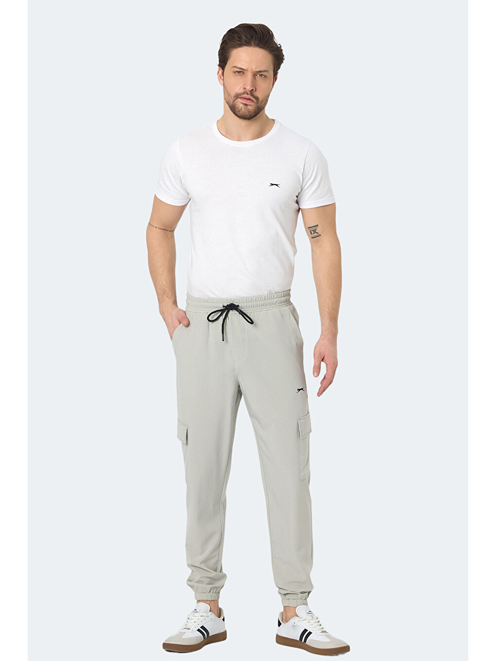 NAPOLLA  Erkek Jogger Eşofman Altı Gri-3