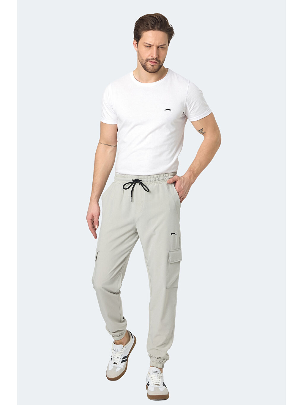 NAPOLLA  Erkek Jogger Eşofman Altı Gri-6