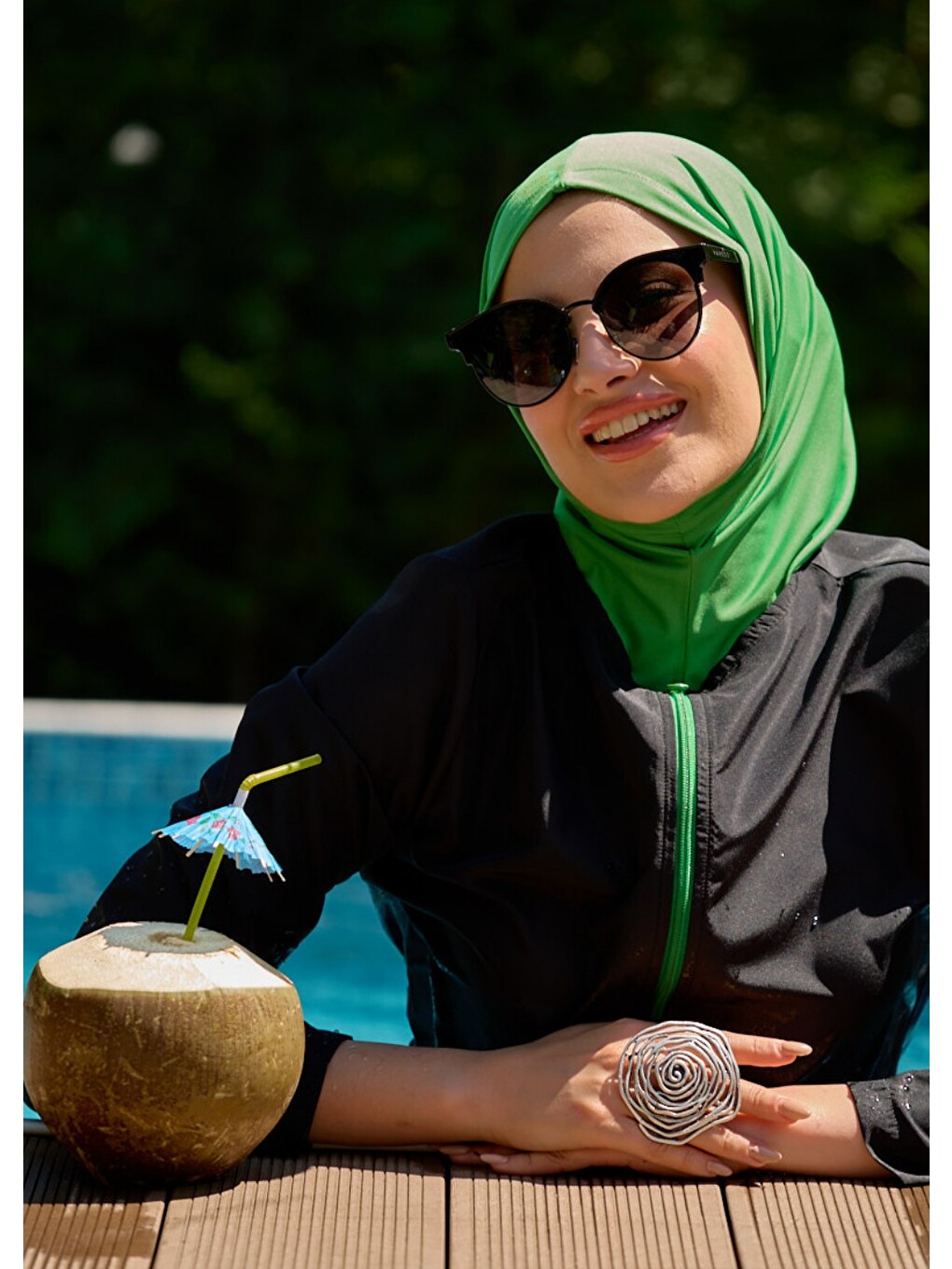 Tesettür Mayo Siyah-2