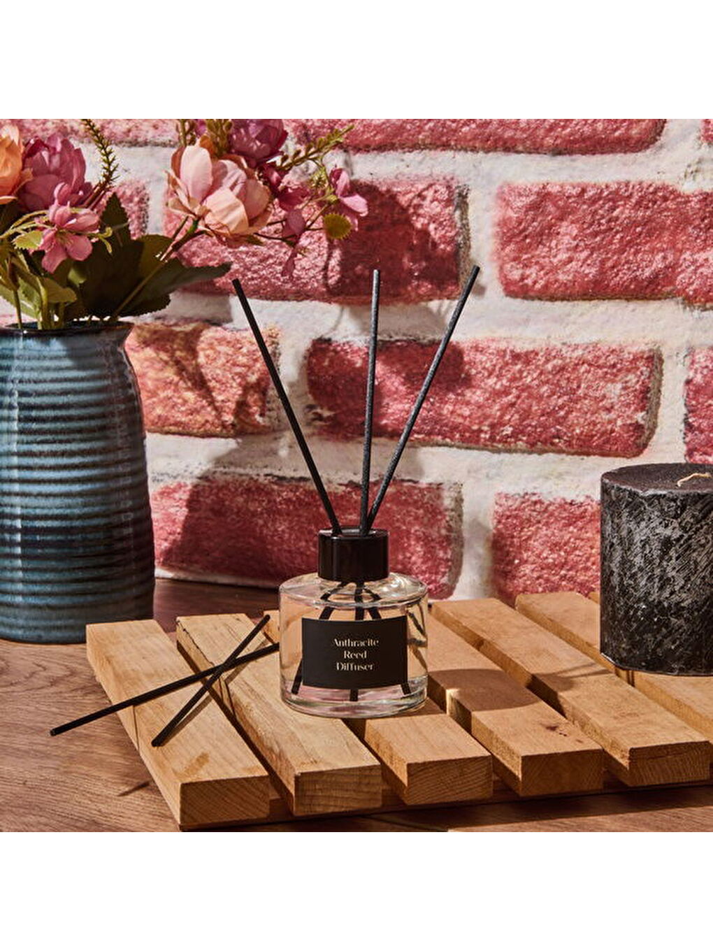 Renksiz Deco Anthracite Çubuklu Oda Kokusu - Şeffaf - 100 ml