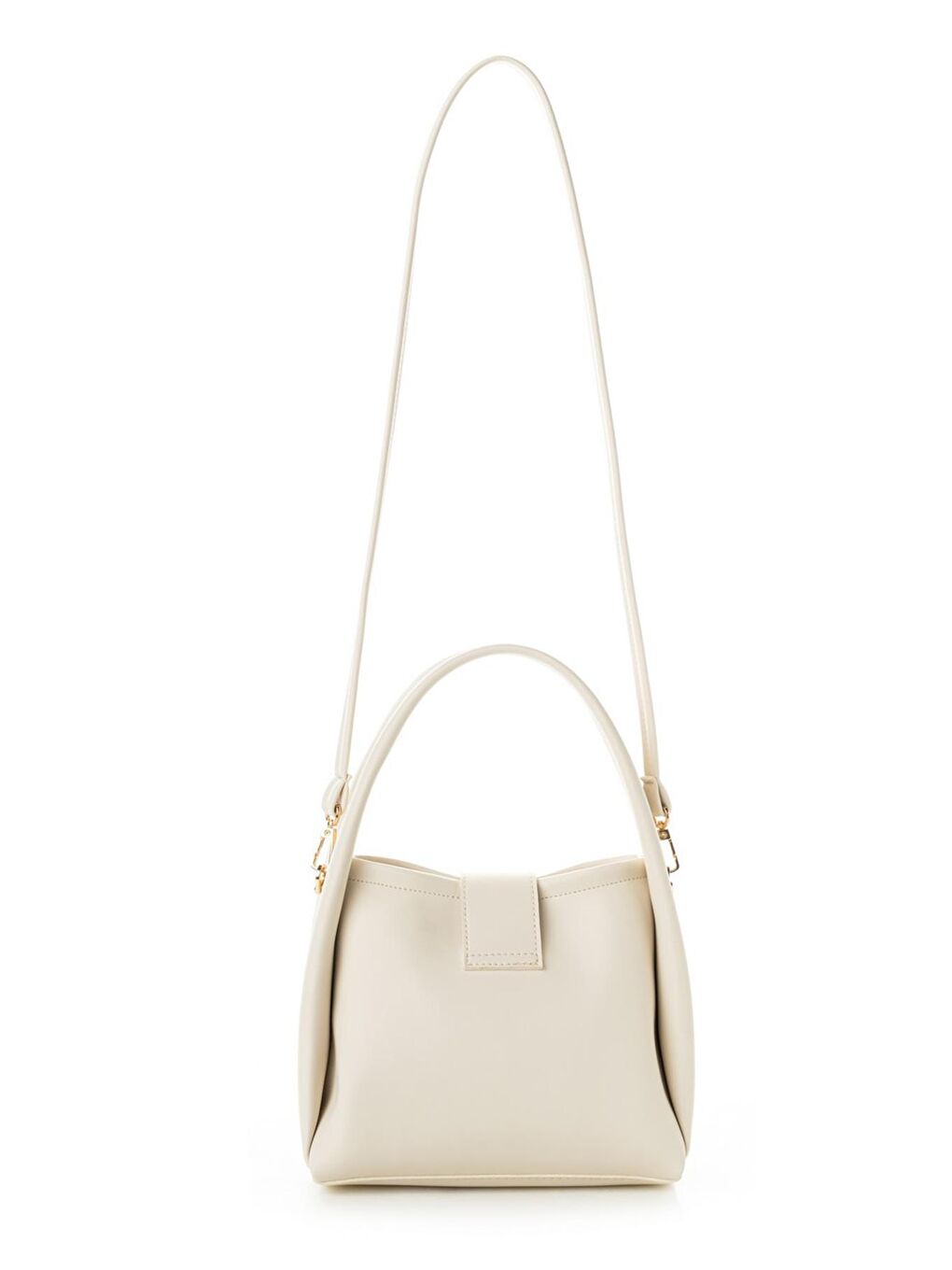 Ekru Kadın El ve Omuz Çantası-4