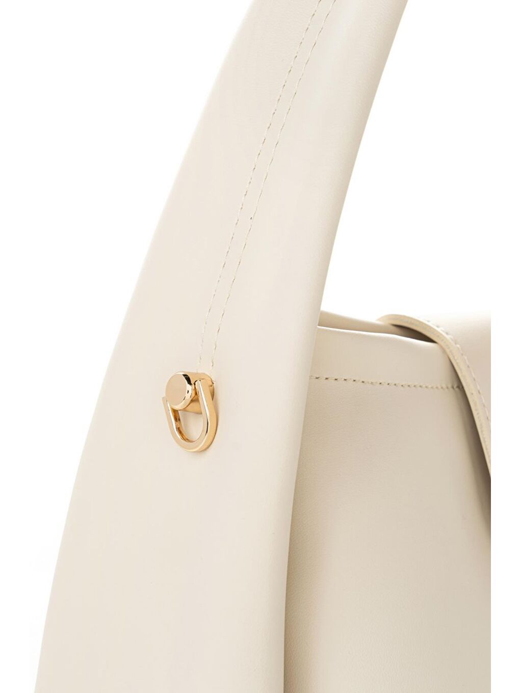 Ekru Kadın El ve Omuz Çantası-5