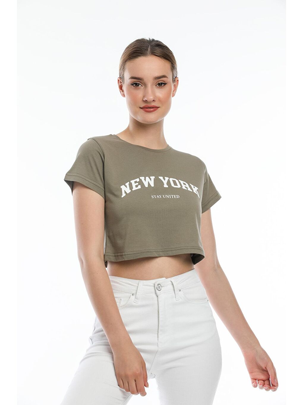 Süperlife Vizon Kadın Newyork Baskılı Tshirt SPR21Y15 - 3