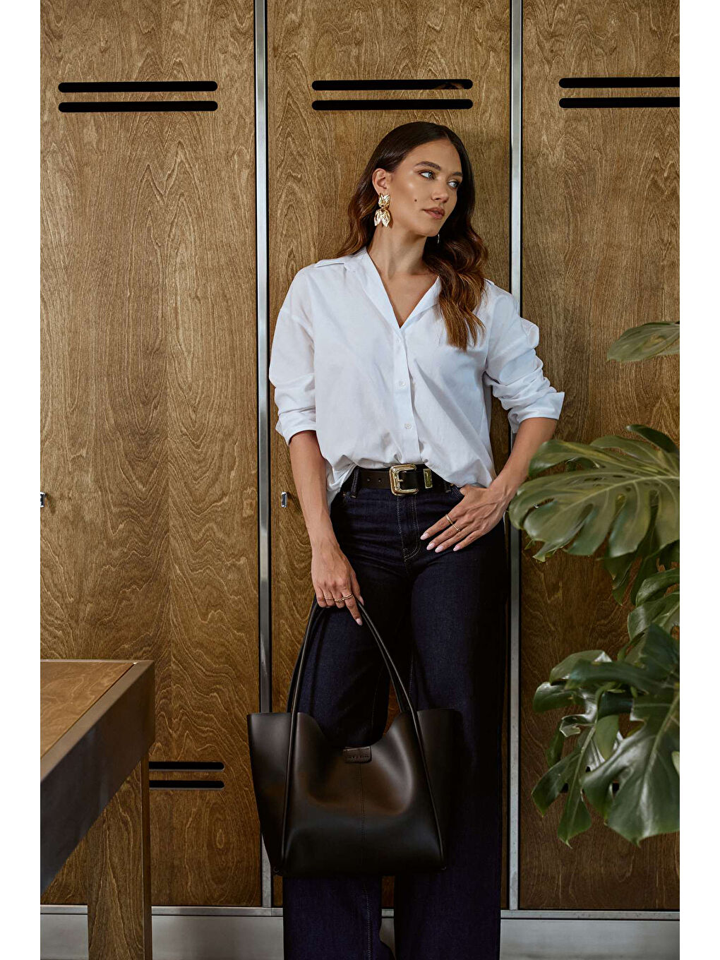 Siyah Tote Büyük Boy Kadın El ve Omuz Çantası-2