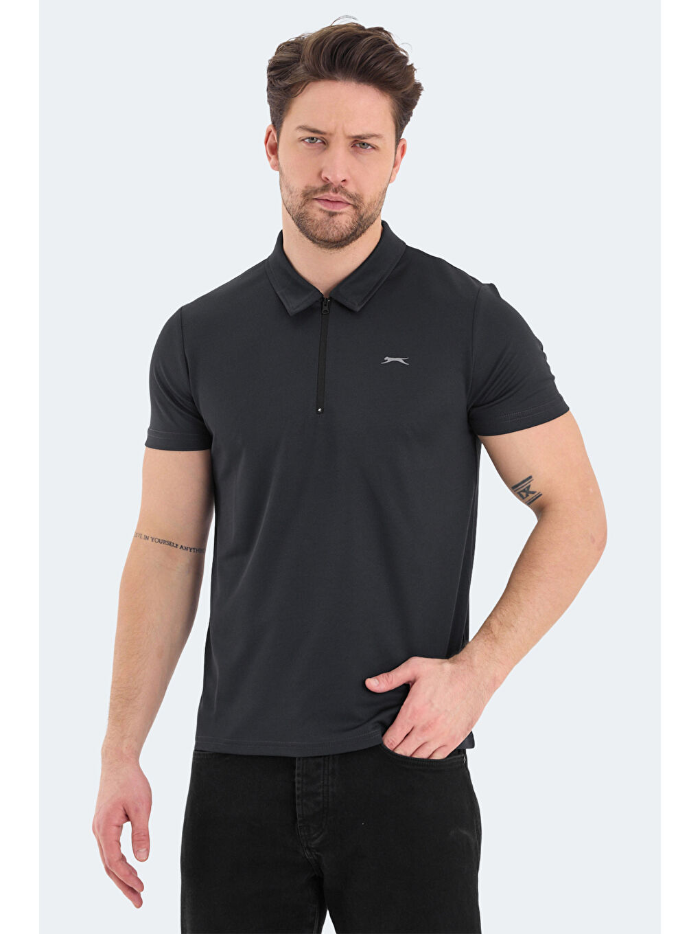 ROYAL Erkek Tişört Koyu Gri-2