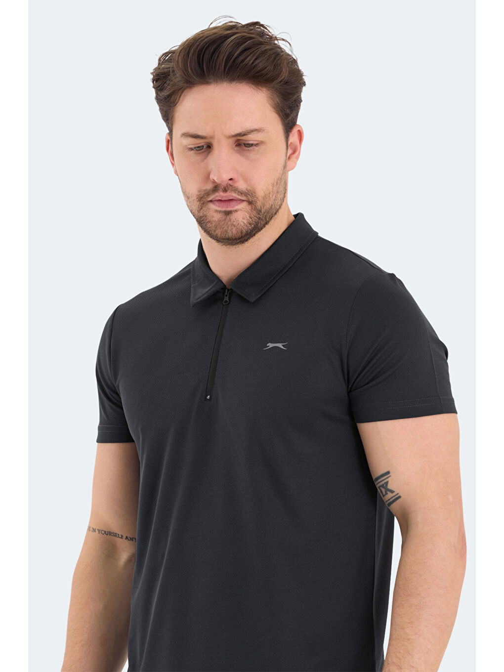 ROYAL Erkek Tişört Koyu Gri-5