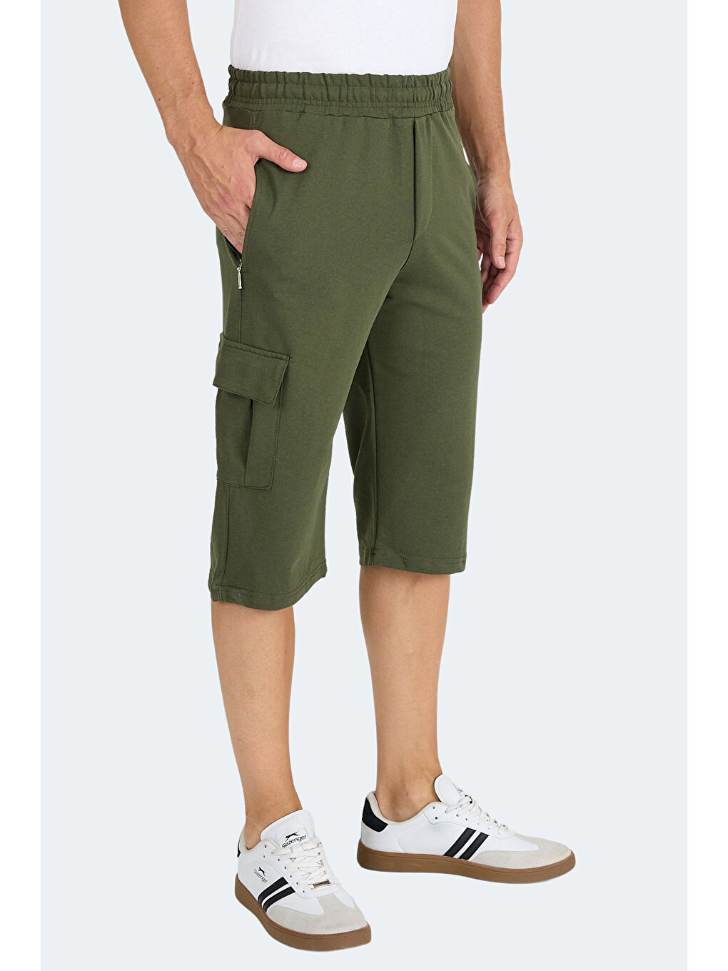 NECK I Erkek Cepli Kapri Haki Şort-2