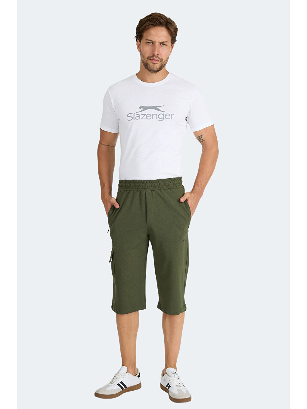 NECK I Erkek Cepli Kapri Haki Şort-3