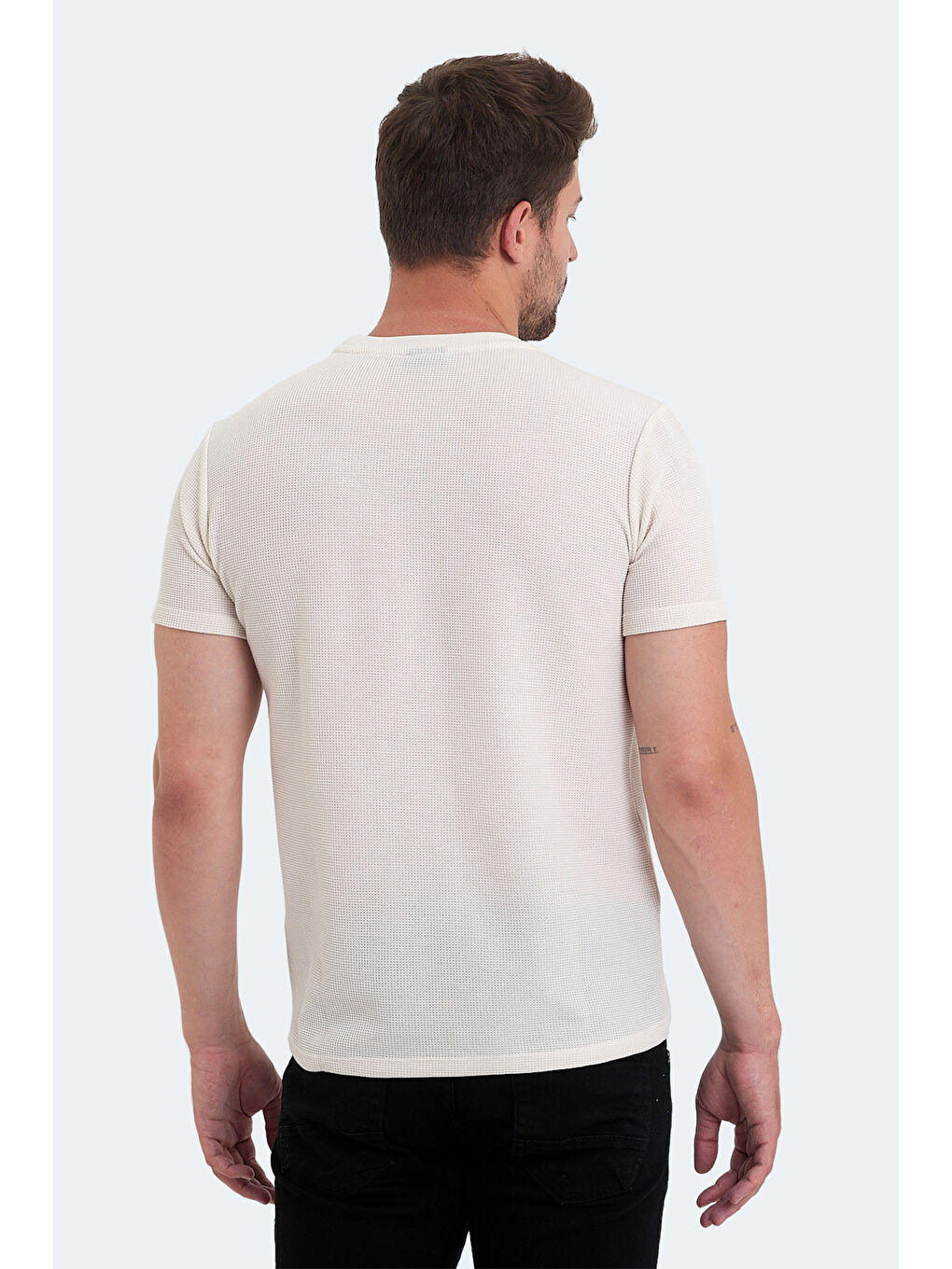 veLveL Erkek Tişört Beyaz-1