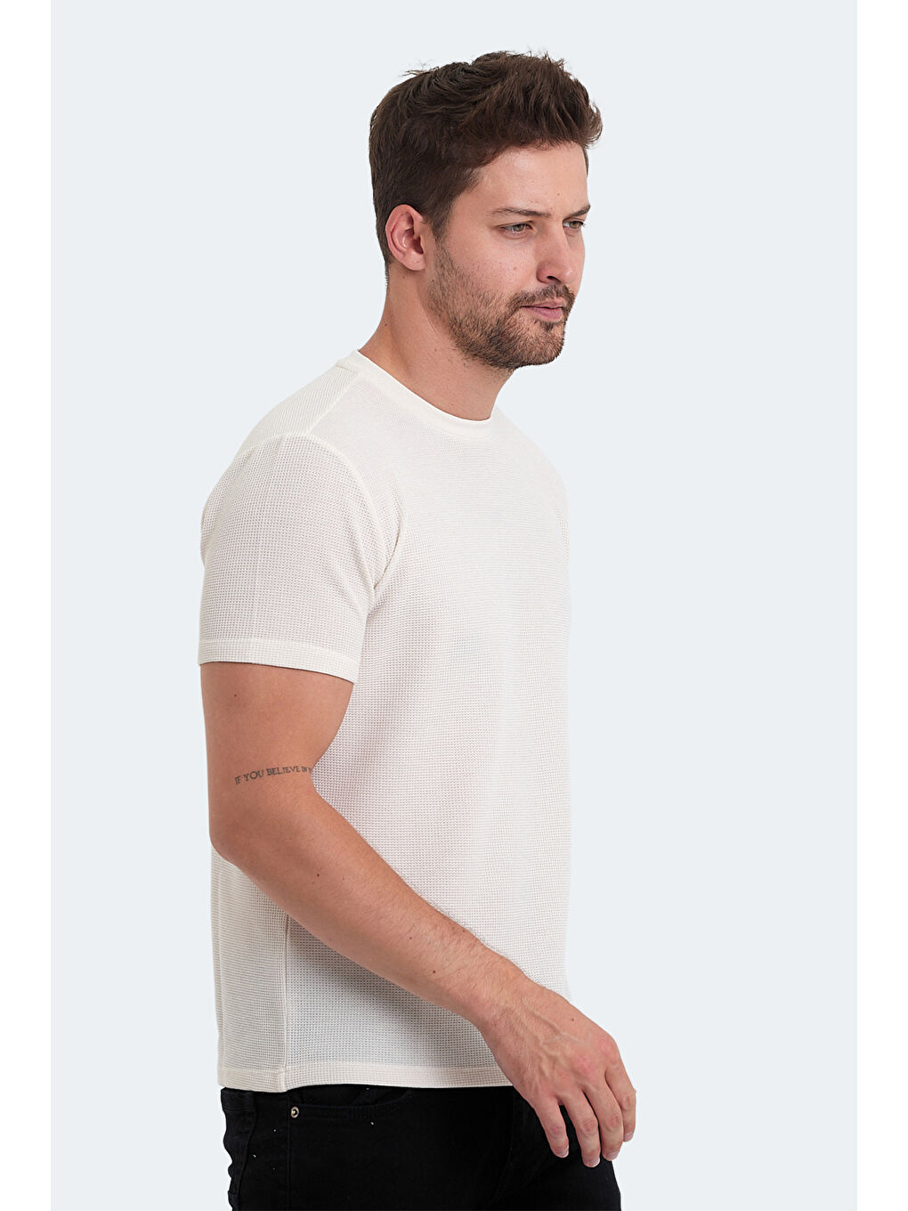 veLveL Erkek Tişört Beyaz-2