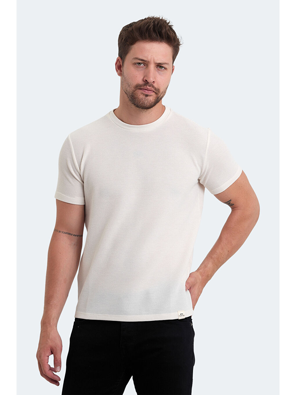 veLveL Erkek Tişört Beyaz-3