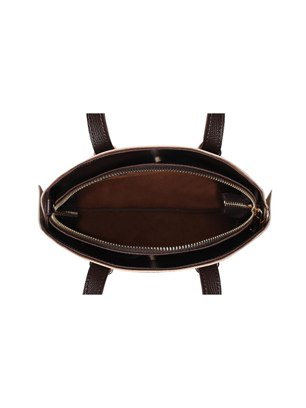 Ekru Desenli İç Cüzdanlı Kadın El ve Omuz Çantası-8