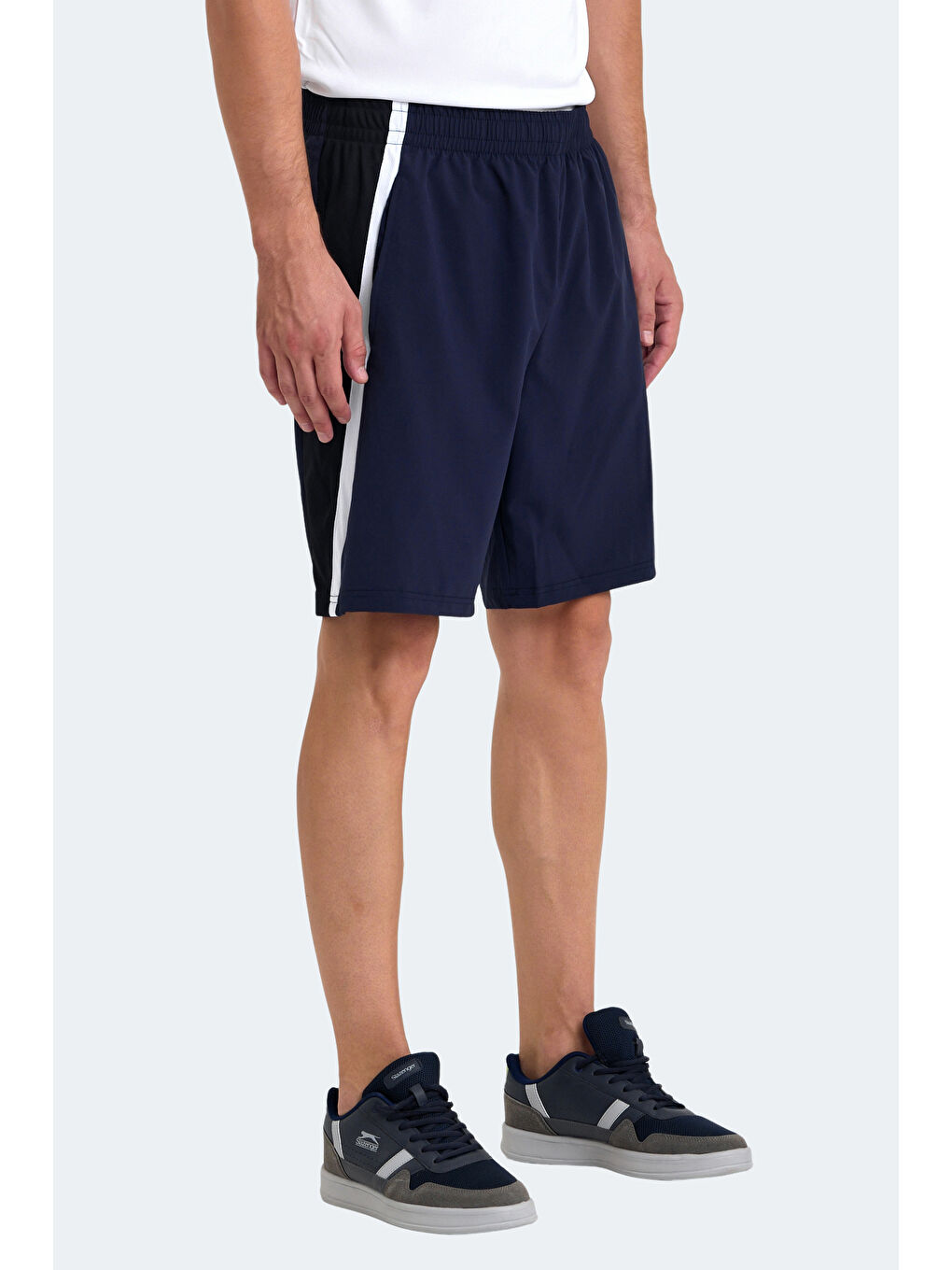 RANDY Erkek Cepli Fıtness Lacivert Şort-2