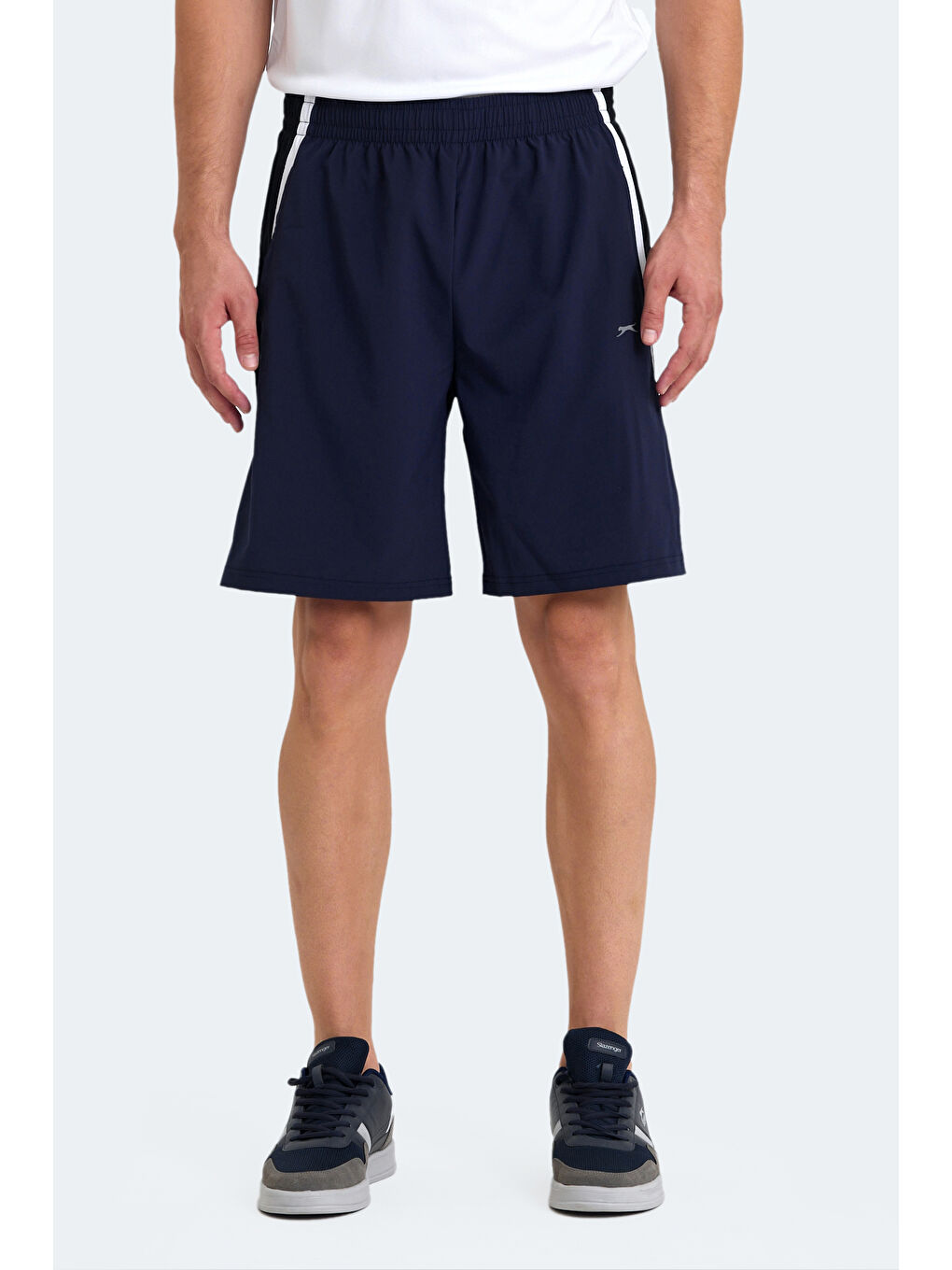 RANDY Erkek Cepli Fıtness Lacivert Şort-3