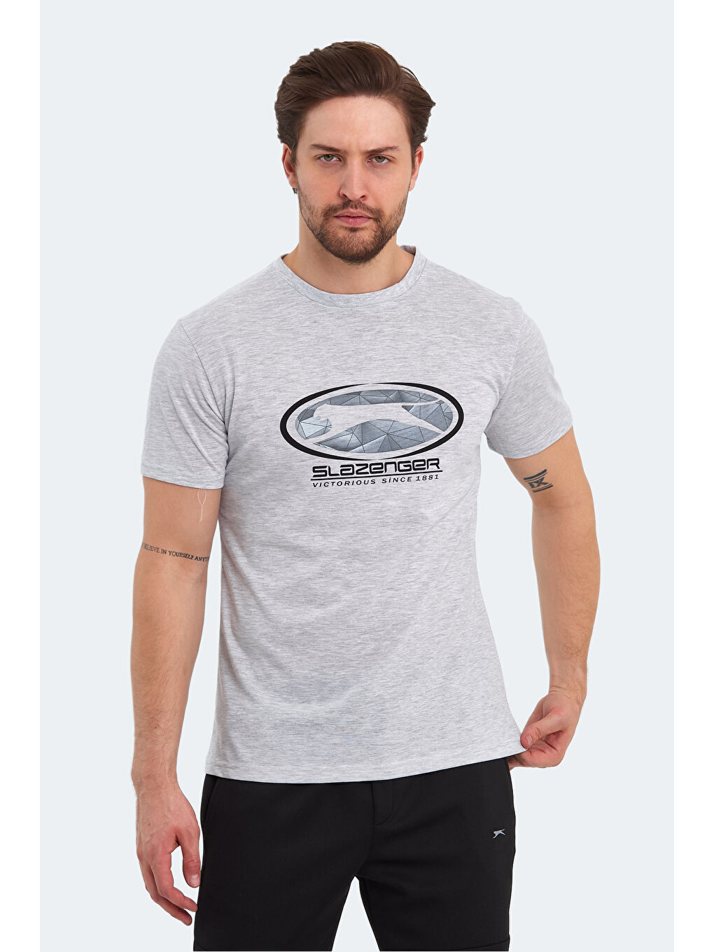 Erkek Tişört Ekru-5