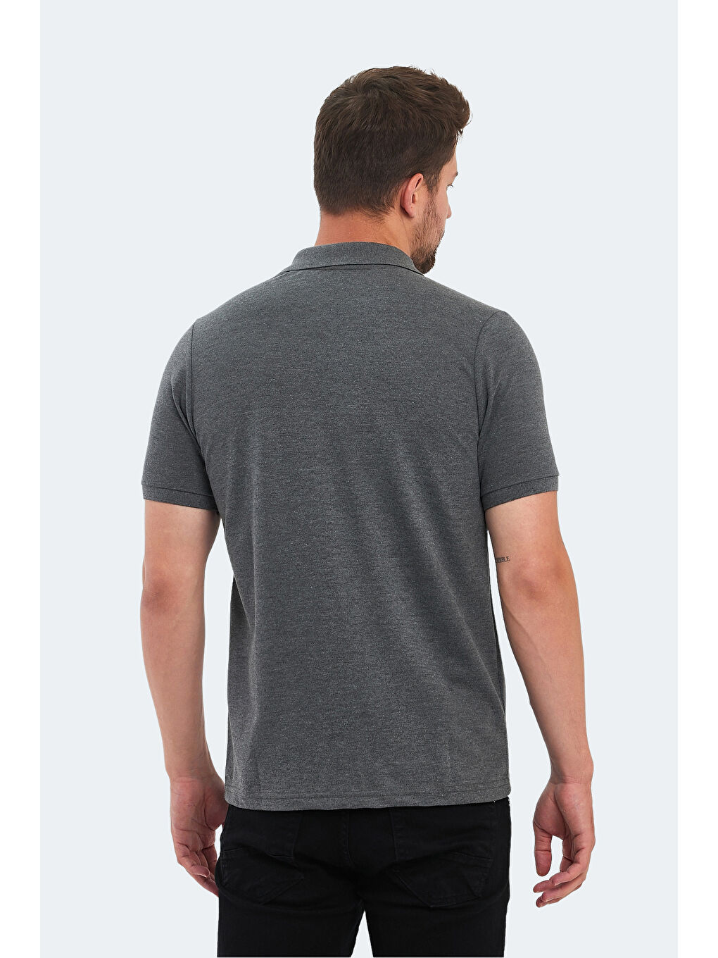 SOHO Erkek %100 Pamuk Tişört Antrasit-1